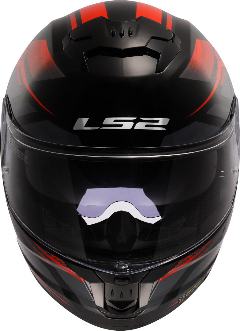 CASCO CERRADO LS2 STREAM II FURY NGO/ROJ FF808 – Brotherhood Biker Store